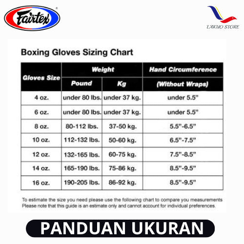 FAIRTEX BOXING GLOVES BGV20 (Sarung Tinju)