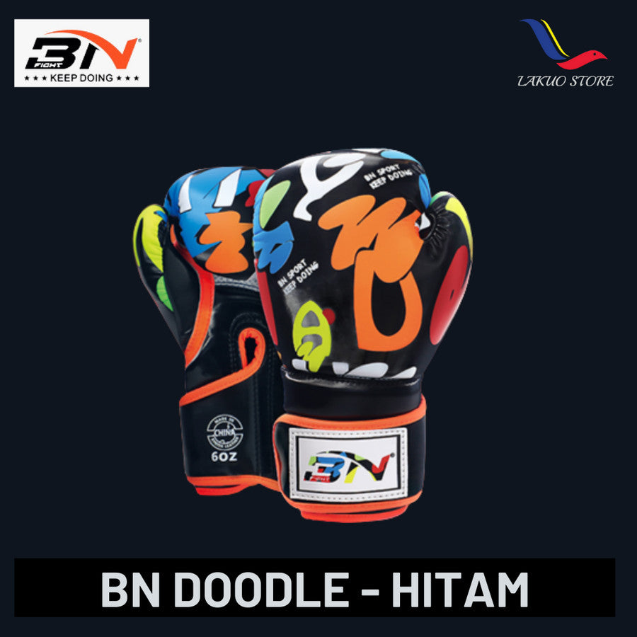 BN BOXING GLOVES DOODLE CHILDREN (Sarung Tinju)