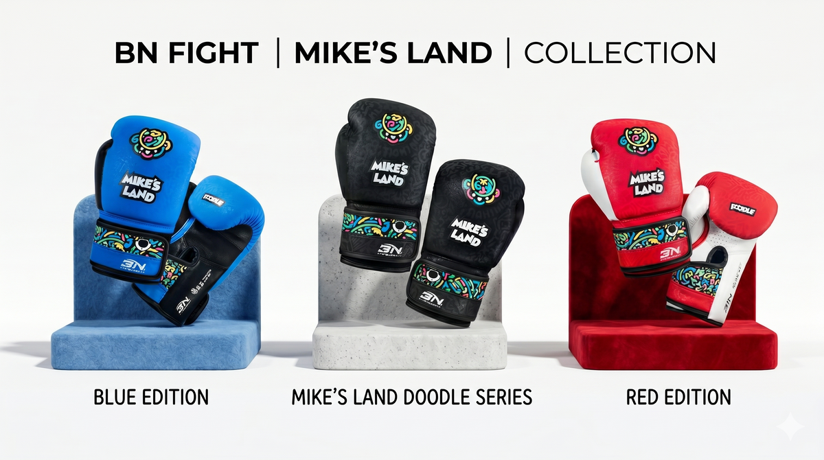 BN BOXING GLOVES MIKESLAND DOODLE (Sarung Tinju)