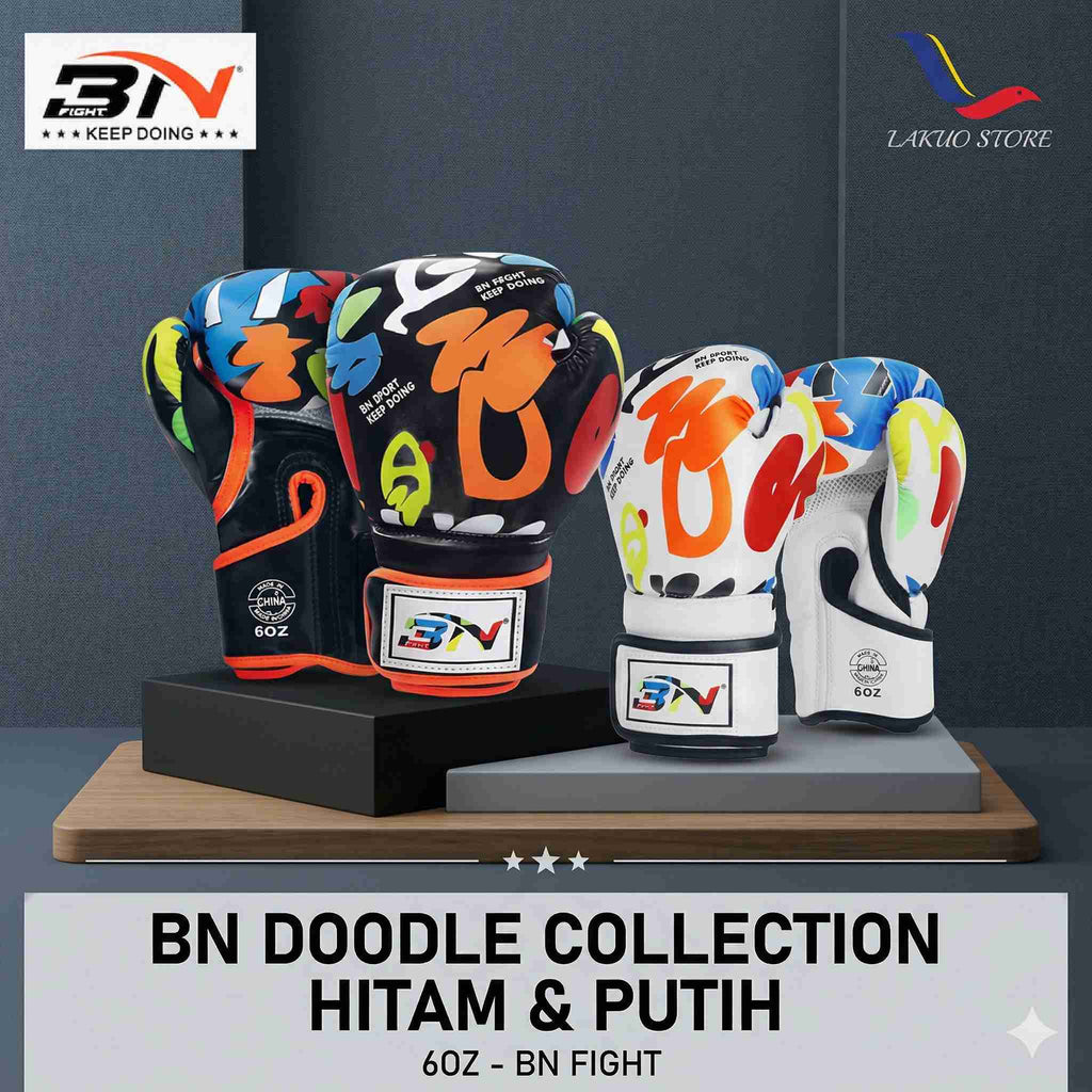 BN BOXING GLOVES DOODLE CHILDREN (Sarung Tinju)