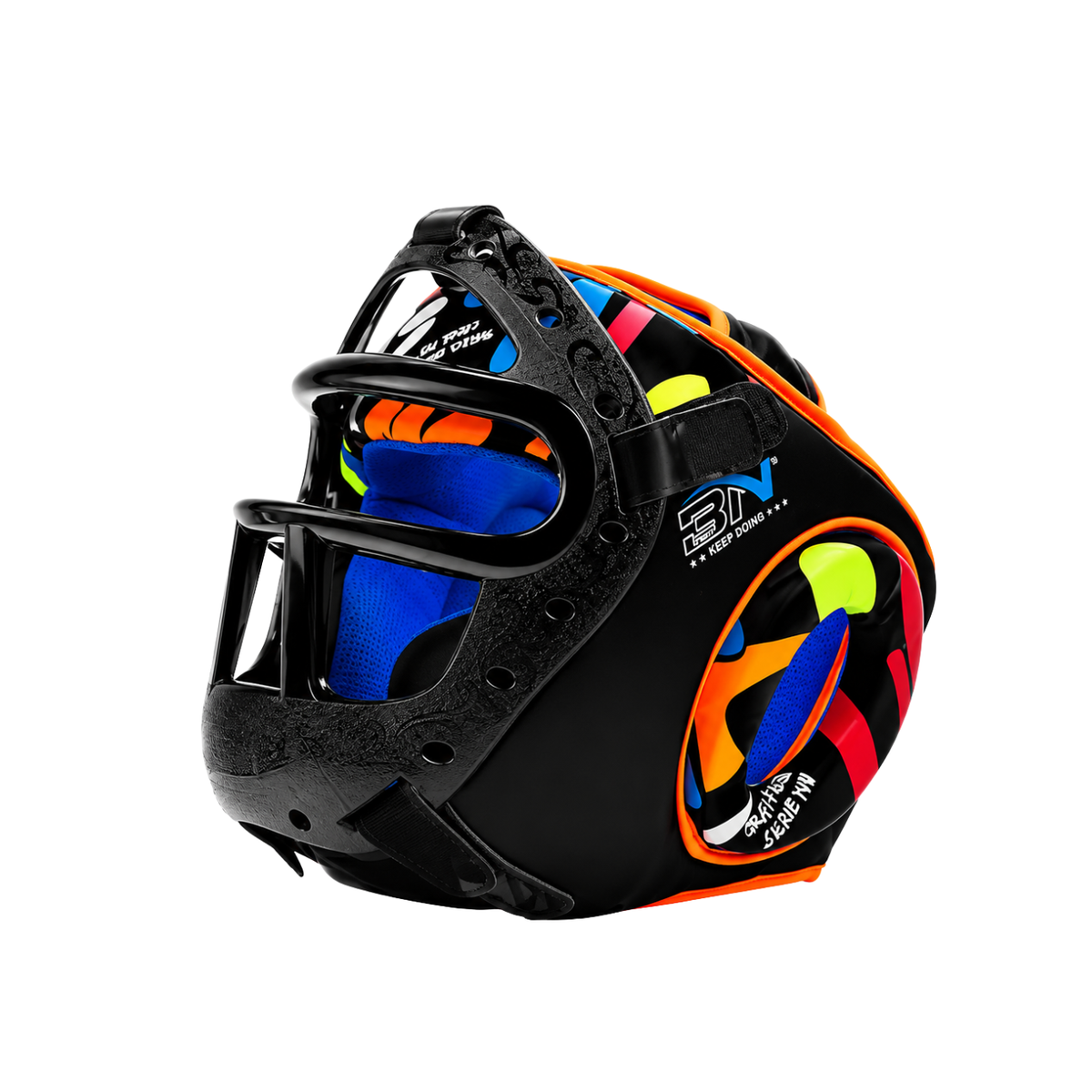 BN HEADGUARD DOODLE WITH MASK (Pelindung Kepala Tinju)