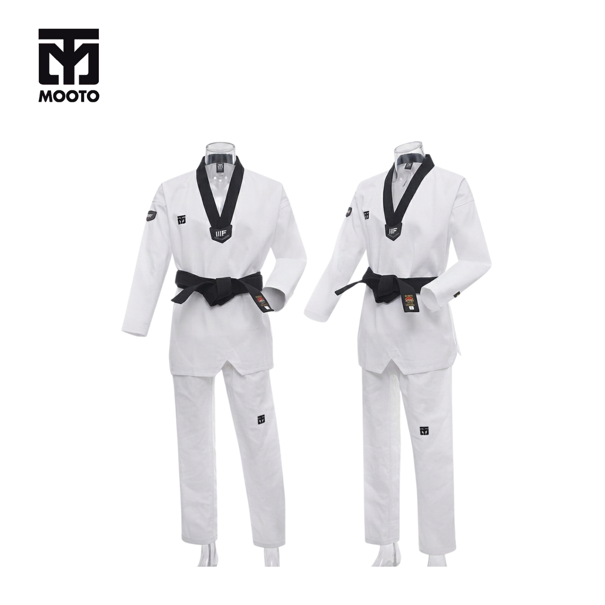 MOOTO DOBOK IIIF BLACK COLLAR (Seragam Taekwondo)