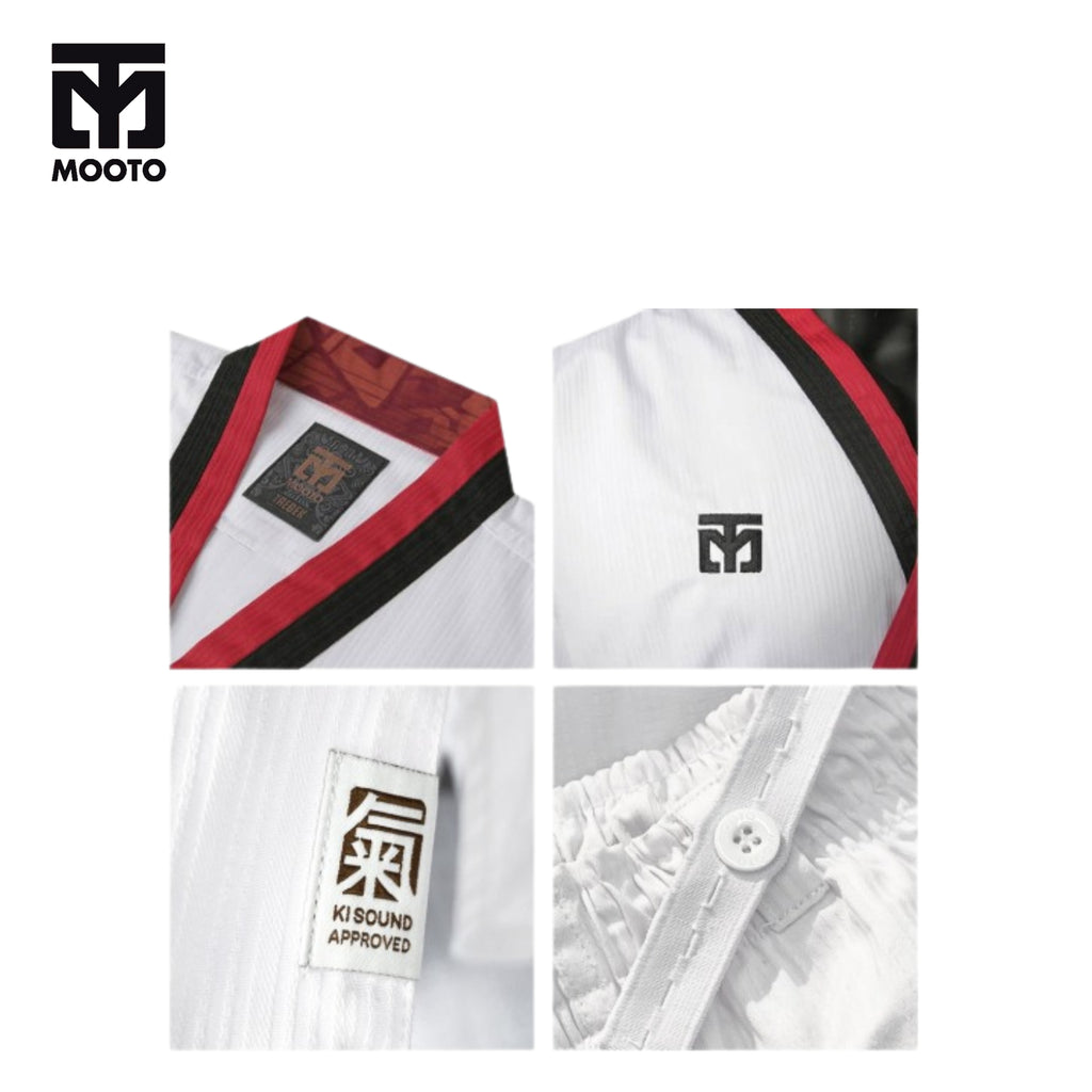 MOOTO DOBOK POOMSAE TAEBEK 2 POOM MALE (Seragam Taekwondo)