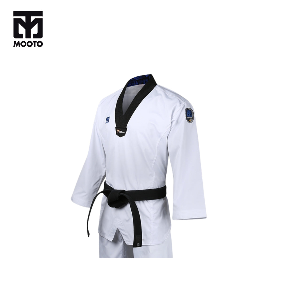 MOOTO DOBOK EXTERA 6 BLACK COLLAR (Seragam Taekwondo)