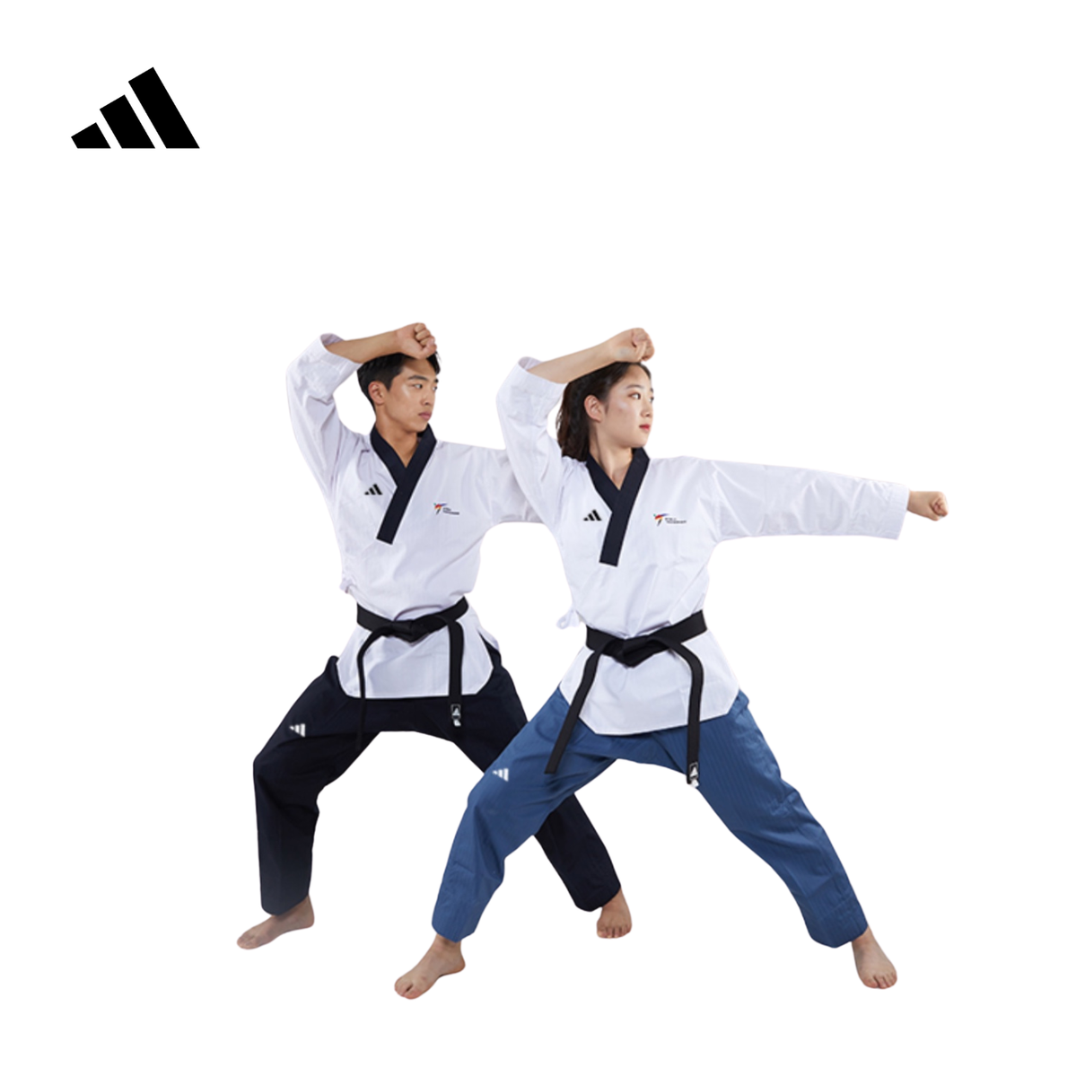 ADIDAS DOBOK POOMSAE DAN MALE  (Seragam Taekwondo)