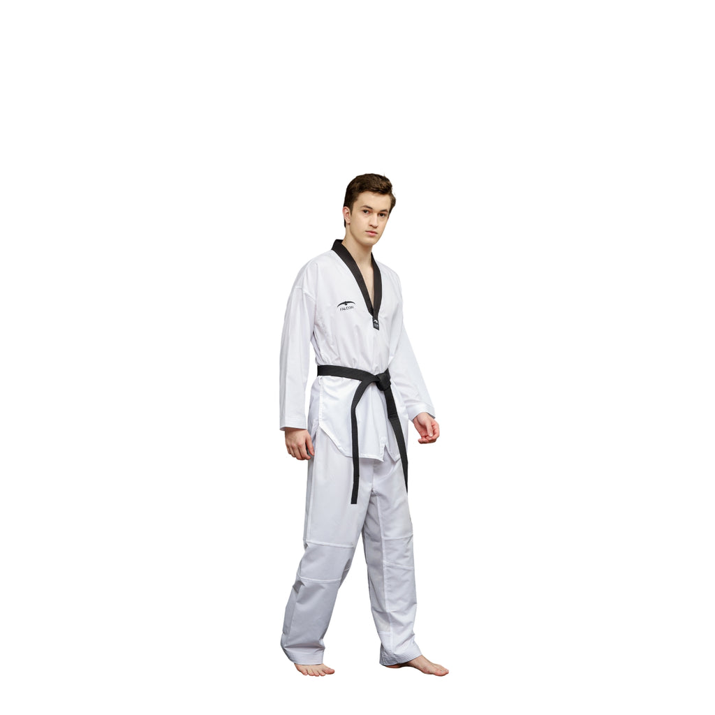 FALCON DOBOK ELIT FIGHTER RED BLACK COLLAR (Seragam Taekwondo)