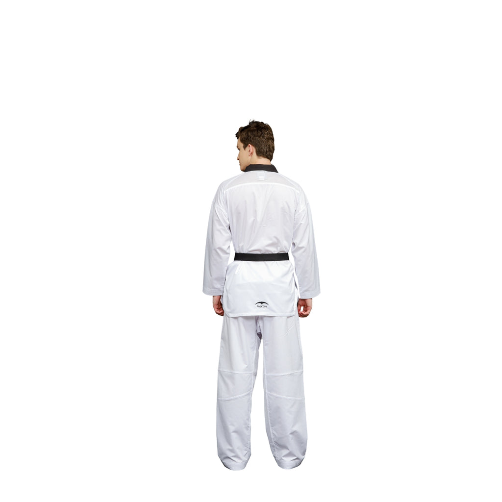 FALCON DOBOK ELIT FIGHTER BLACK COLLAR (Seragam Taekwondo)