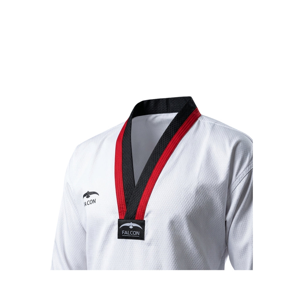 FALCON DOBOK ELIT FIGHTER BLACK COLLAR (Seragam Taekwondo)