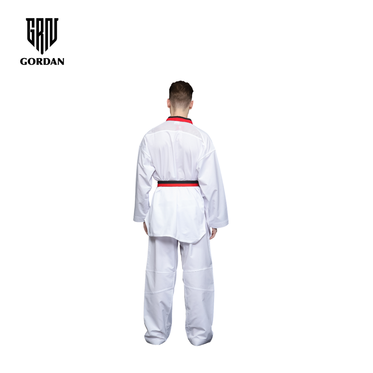 GORDAN DOBOK BEEN FIGHTER RED-BLACK COLLAR (Seragam Taekwondo)