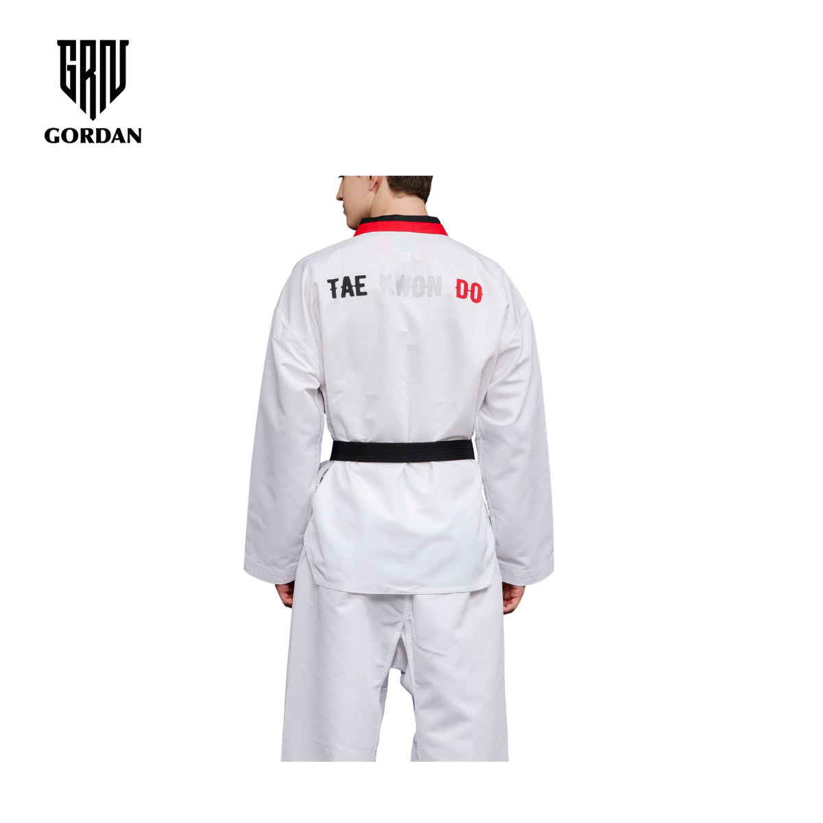 GORDAN DOBOK DIAMOND RED-BLACK COLLAR (Seragam Taekwondo)