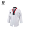 GORDAN DOBOK 3 STRIPES RED-BLACK COLLAR (Seragam Tekwondo)