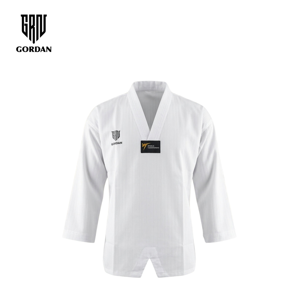 GORDAN DOBOK 3 STRIPES WHITE COLLAR (Seragam Taekwondo)