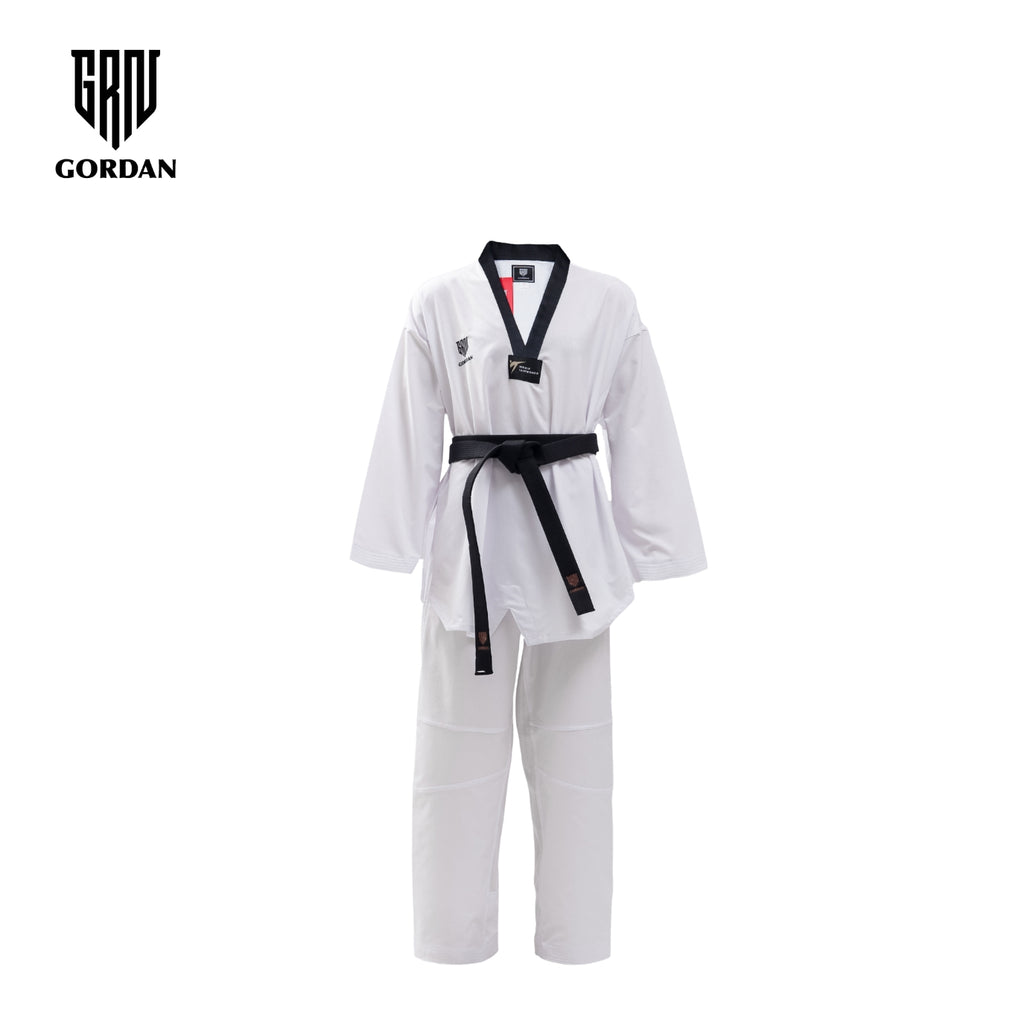 GORDAN DOBOK BEEN FIGHTER BLACK COLLAR (Seragam Taekwondo)