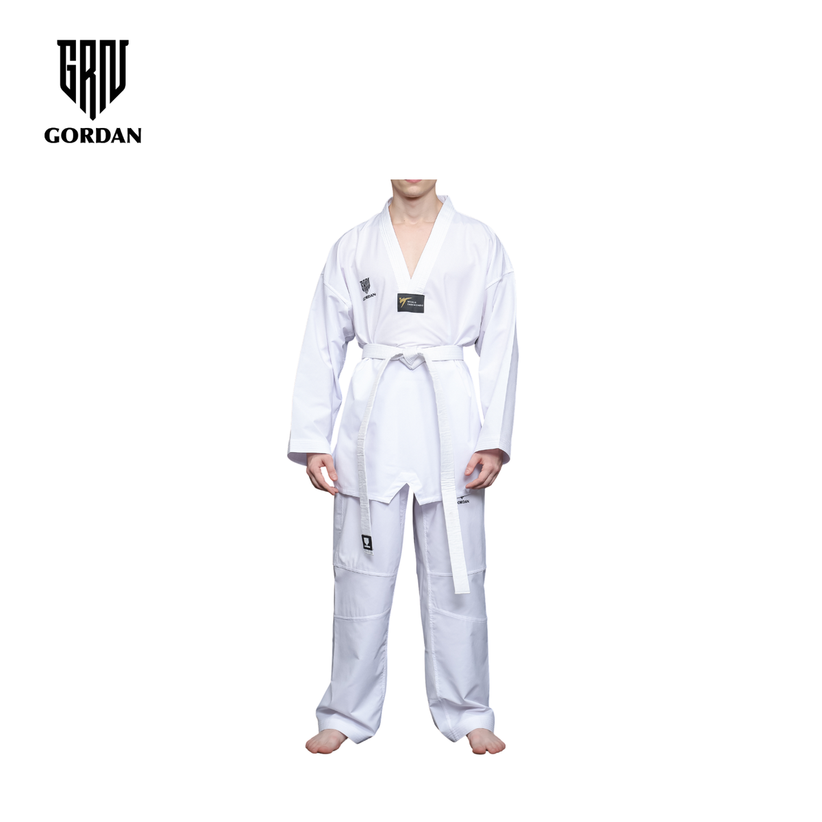 GORDAN DOBOK BEEN FIGHTER WHITE COLLAR (Seragam Taekwondo)