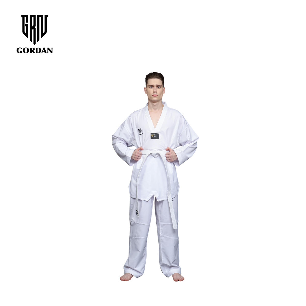 GORDAN DOBOK BEEN FIGHTER WHITE COLLAR (Seragam Taekwondo)